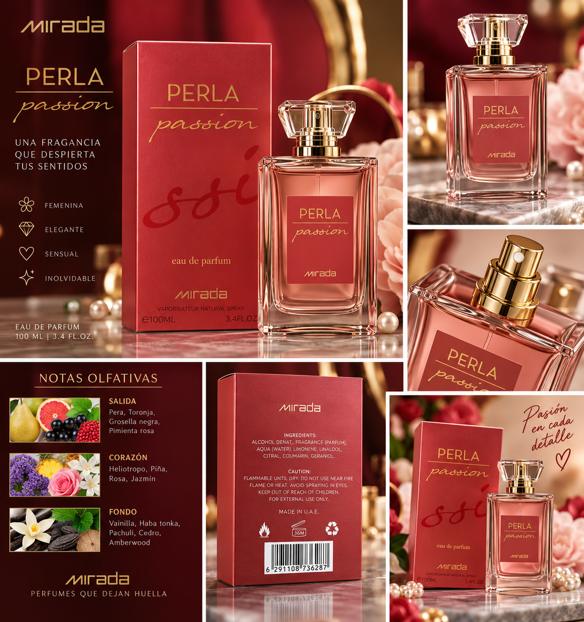 Perla Passion – Mirada Eau de Parfum 100 ml