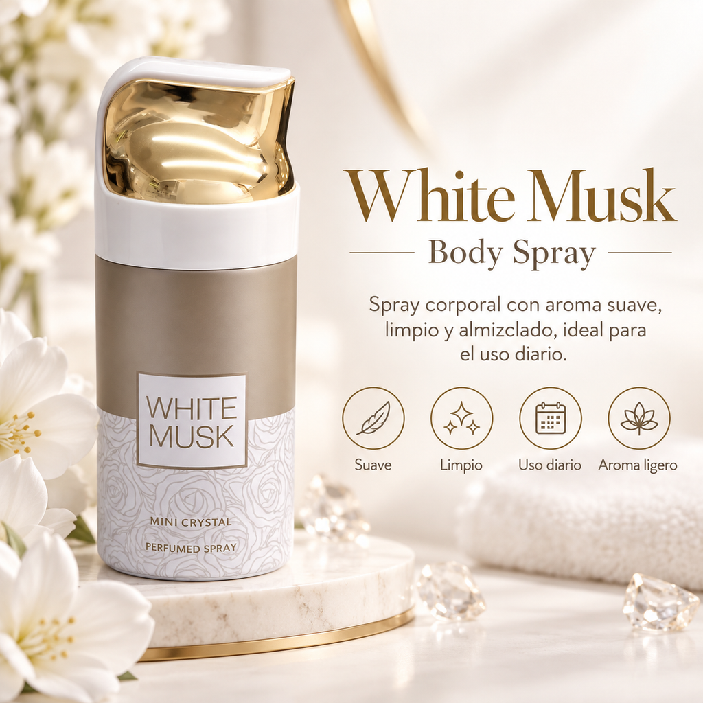 White Musk – Mini Crystal Body Spray