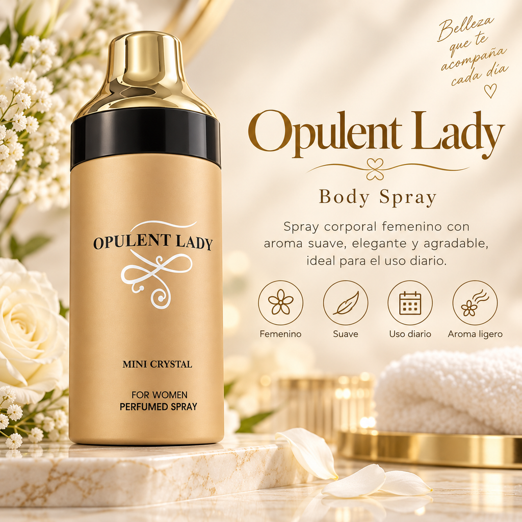 Opulent Lady – Mini Crystal Body Spray for Women