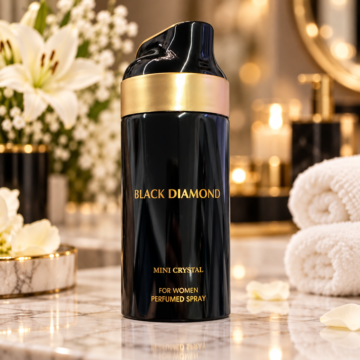 Black Diamond – Mini Crystal Body Spray for Women