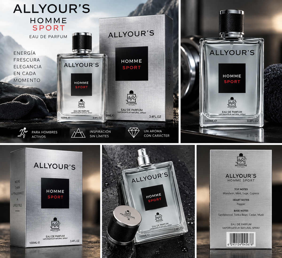 All Yours Homme Sport – Milestone Eau de Parfum 100 ml